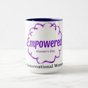 Vibrant Dopamine Decor Empowered IWD 2026 Mug