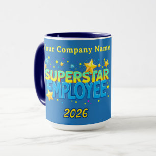 Vibrant Dopamine Superstar Employee Gift Mug