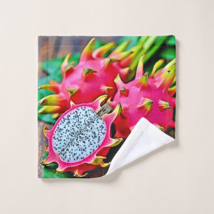 Vibrant Dragon Fruit Beauty Design Bath Towel Set