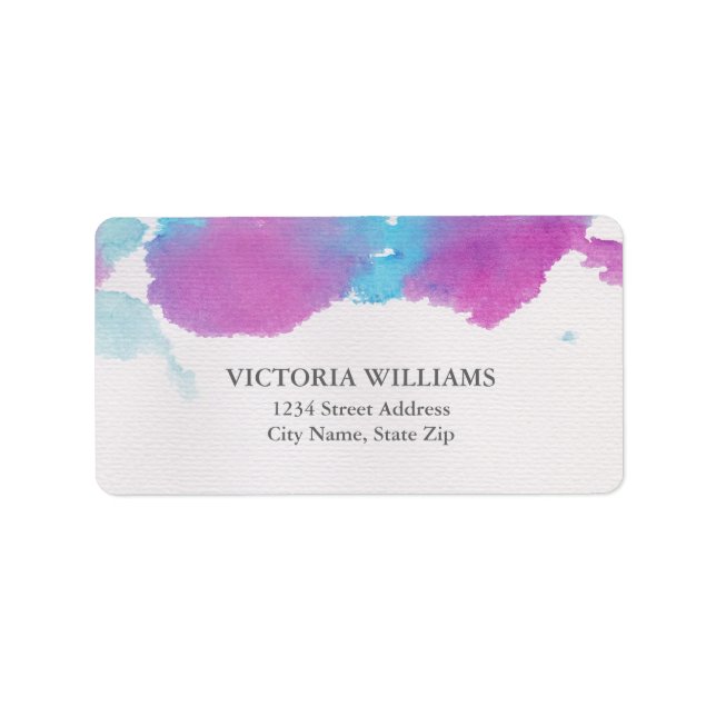 Vibrant Dreams Address Label (Front)