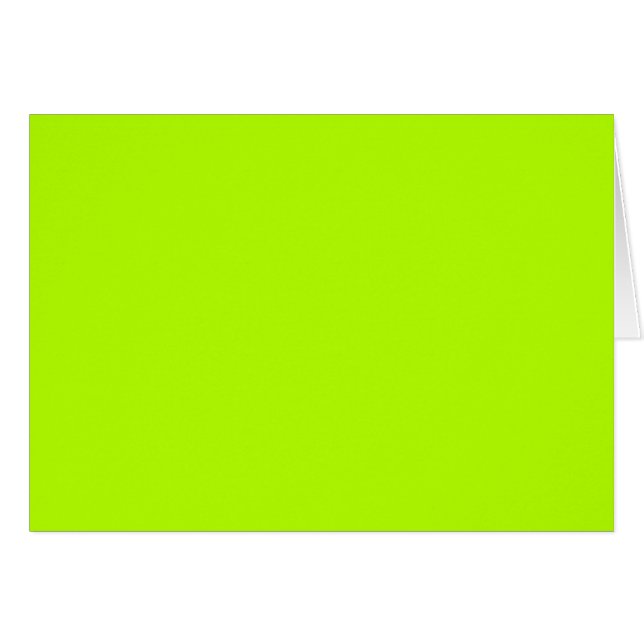 Vibrant Electric Lime Green Ready to Customize (Front Horizontal)