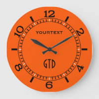 Vibrant Electric Orange Dial to Personalize on a