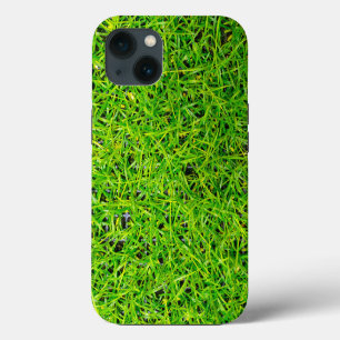 Vibrant Emerald Green Lawn Grass iPhone 13 Case