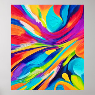 Vibrant Energy Explosion Poster