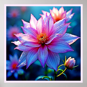 Vibrant Ethereal Bloom Artwork Poster