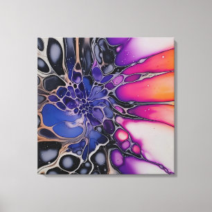 Vibrant Ethereal Purple-toned Indie Art Canvas Print