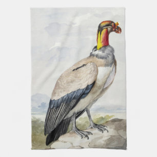 Vibrant Exotic King Vulture Wall Decor Kitchen Towel