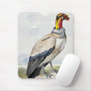 Vibrant Exotic King Vulture Wall Decor Mouse Pad