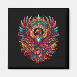 Vibrant Fantasy Pcute Ss Cute Ssnix Mythical Bird  Magnet