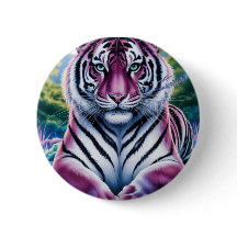 Vibrant Fantasy Tiger Portrait | Exotic 