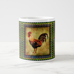 Vibrant Farm Rooster Large Coffee Mug