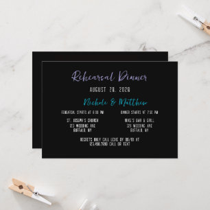 Vibrant Fiesta Bouquet Rehearsal Dinner Invitation