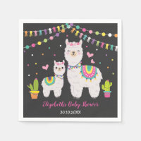 Vibrant Fiesta Llama Alpaca Baby Shower Decor