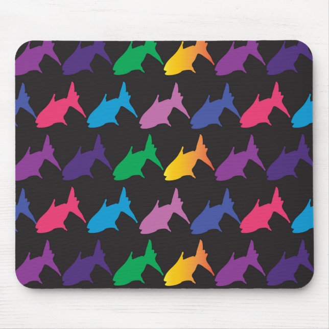 Vibrant Fish Mouse Mat (Front)