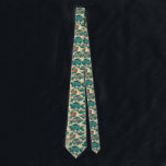 Vibrant Fish Pattern Colorful  Tie<br><div class="desc">Sea Beneath,  Sky Beyond is a poetic dive into the rich rhythms of marine life—not just the creatures we see soaring above the waves</div>