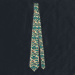 Vibrant Fish Pattern Colorful  Tie<br><div class="desc">Sea Beneath,  Sky Beyond is a poetic dive into the rich rhythms of marine life—not just the creatures we see soaring above the waves</div>