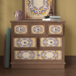 Vibrant Floral Decoupage Tissue Paper