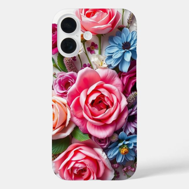 Vibrant Floral Elegance Case-Mate iPhone Case (Back)