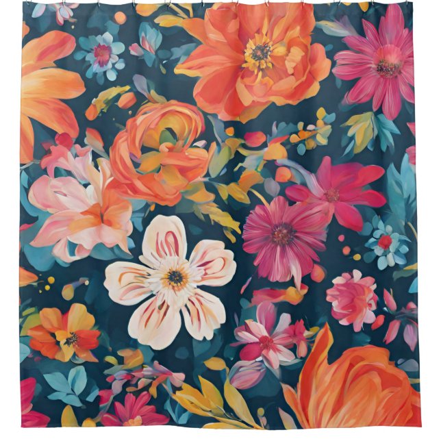Vibrant Floral Graphic Art (Front)