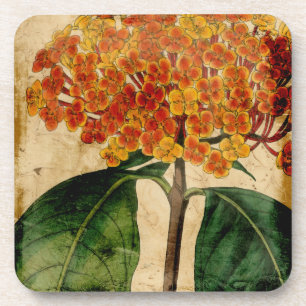 Vibrant Floral I Coaster