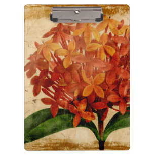 Vibrant Floral III Clipboard
