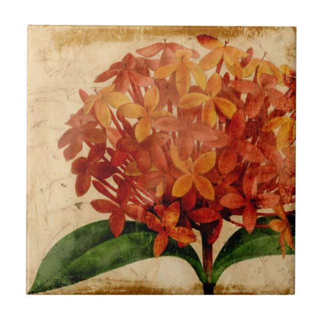 Vibrant Floral III Tile (Front)