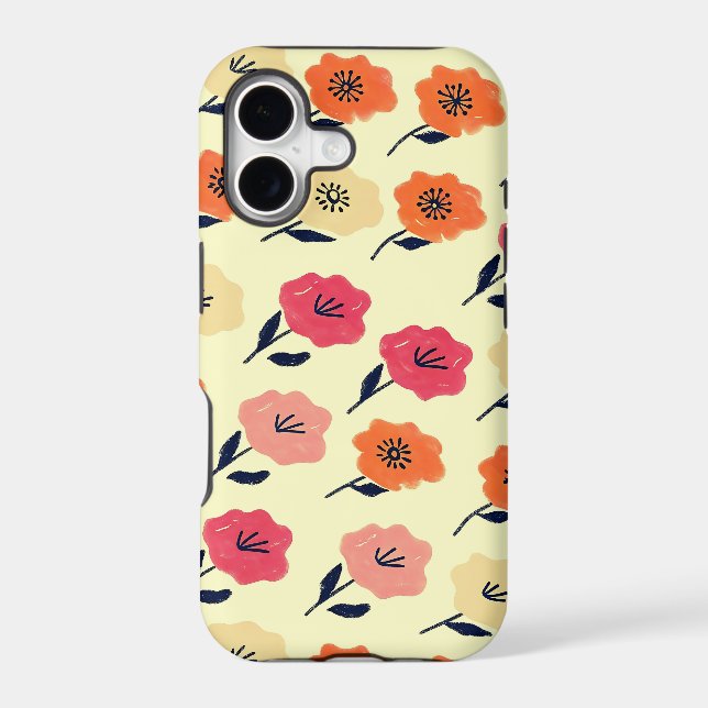 Vibrant Floral Pattern (Back)