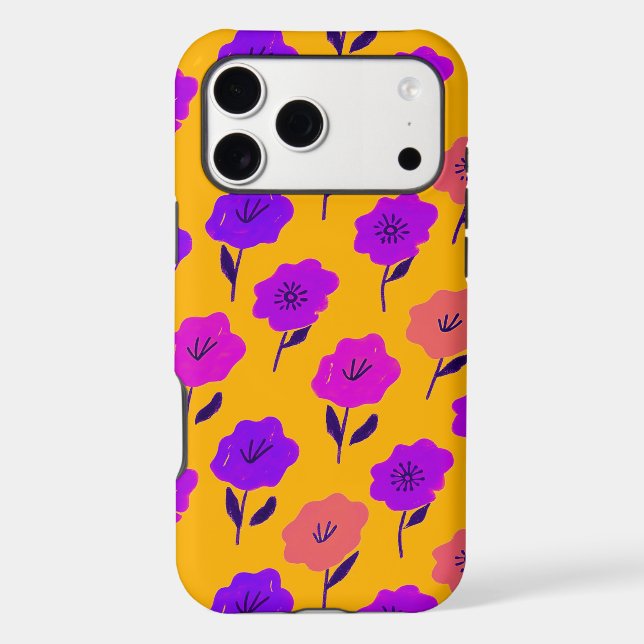 Vibrant Floral Pattern (Back)