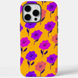 Vibrant Floral Pattern iPhone 16 Pro Max Case