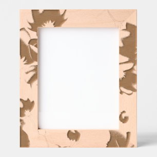 Vibrant floral pattern featuring purple and blue f etched frames