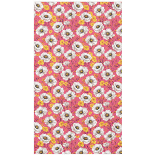 Vibrant floral pattern tablecloth