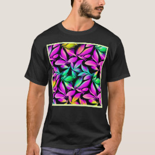 Vibrant Floral Repeat Design T-Shirt