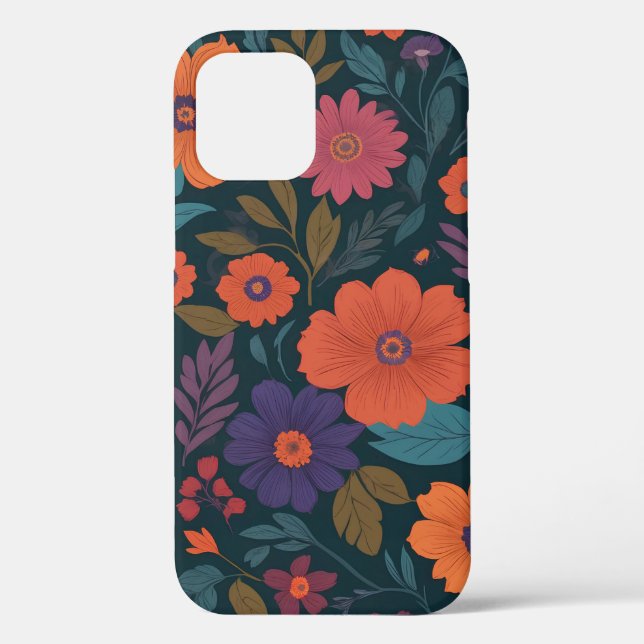 Vibrant Floral Tapestry Case-Mate iPhone Case (Back)