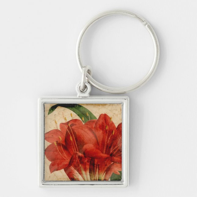 Vibrant Floral VIII Keychain (Front)
