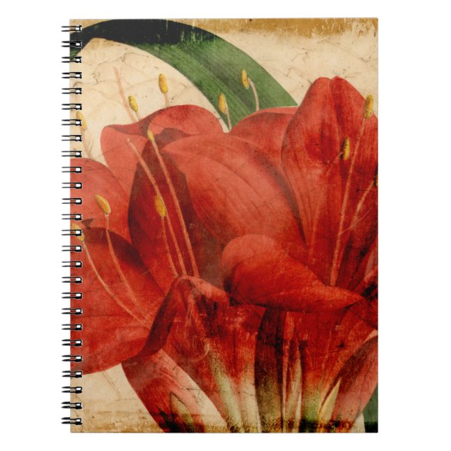 Vibrant Floral VIII Notebook (Front)