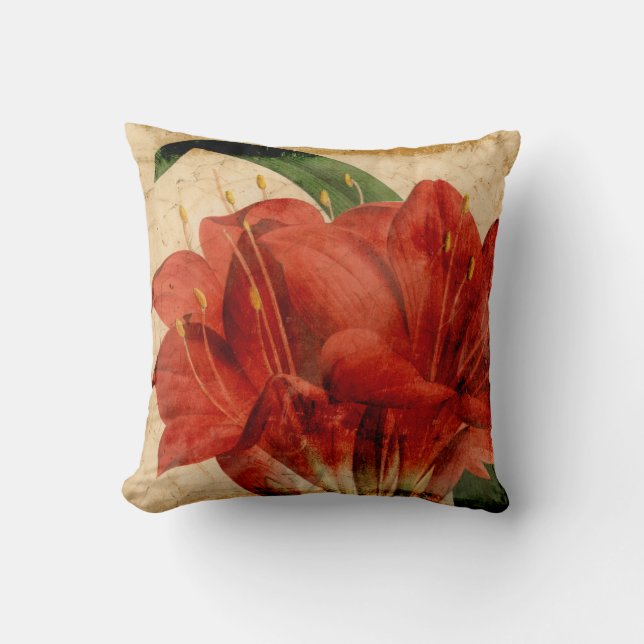 Vibrant Floral VIII Throw Pillow (Front)