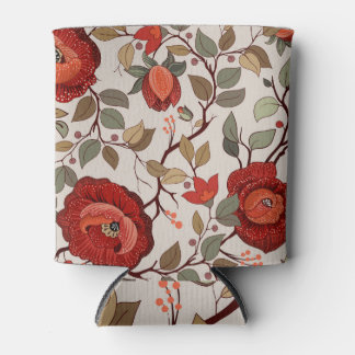 Vibrant Floral Wallpaper: Hand-Drawn Patterns Can Cooler