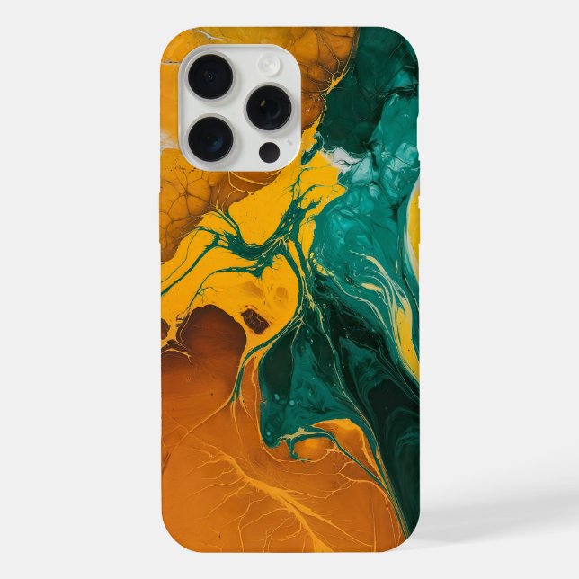  Vibrant Flow Abstract  iPhone Case (Back)