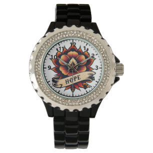 Vibrant flower watch
