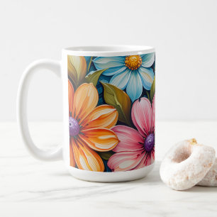 Vibrant Flowers Coffee Mug