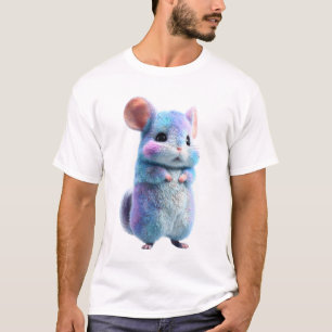 Vibrant Fluffy Iridescent Galactic Rodent Men T-Shirt