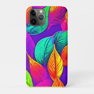 Vibrant Foliage: Cartoon Neon  iPhone 11 Pro Case