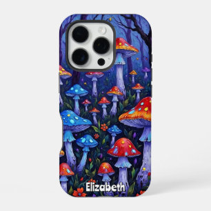 Vibrant Forest of Fungi iPhone 16 Pro Case
