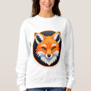 Vibrant Fox Head Sweatshirt