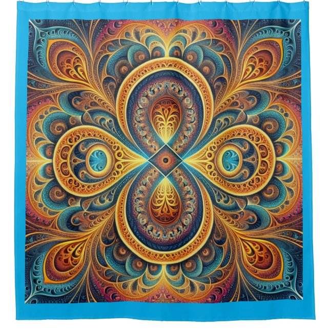 Vibrant Fractal Art (Front)