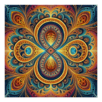 Vibrant Fractal Art Jigsaw Puzzle