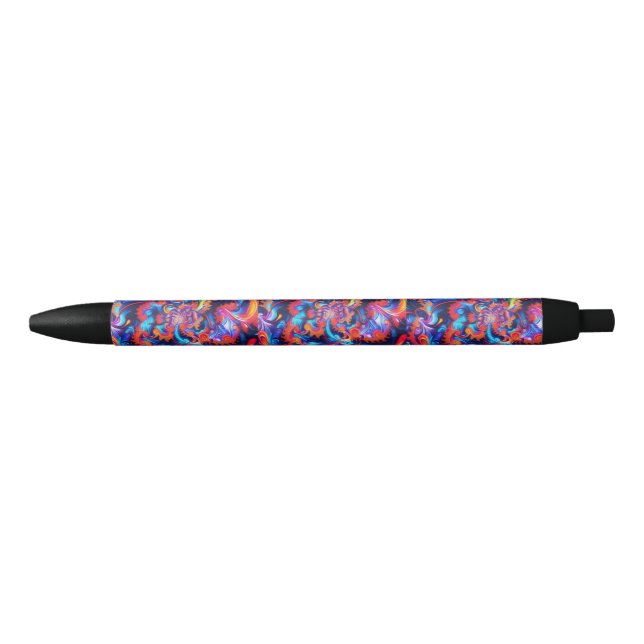 Vibrant Fractal Art Pen (Front)