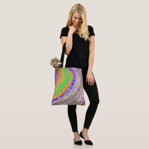 Vibrant Fractal Tote Bag
