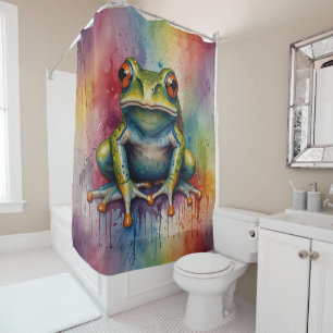  Vibrant Frog with pastel Hues