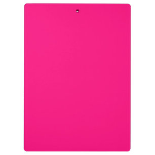 Vibrant Fuchsia Hot Pink Custom Friendly Decor Clipboard